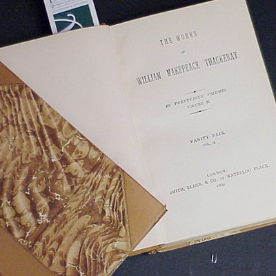 Lot 33 - [BINDINGS] THACKERAY, WILLIAM MAKEPEACE Works...