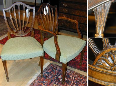 Lot 234 - Set of Six George III Style Upholstered...
