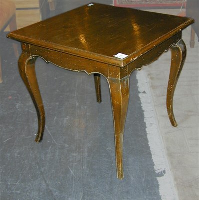 Lot 131 - Italian Rococo Style Walnut Low Table