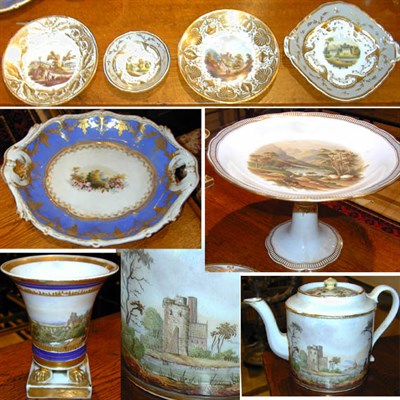 Lot 217 - Group of Eight English Gilt Decorated...