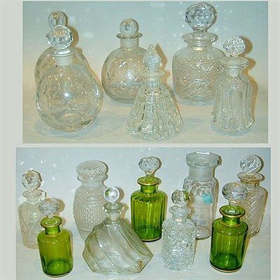 Lot 236 - Miscellaneous Group of Colorless Glass Bottles...
