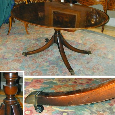 Lot 402 - Regency Style Mahogany Breakfast Table