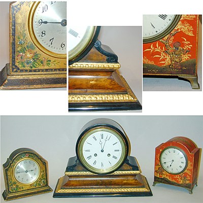 Lot 417 - Group of Three Mantel Clocks