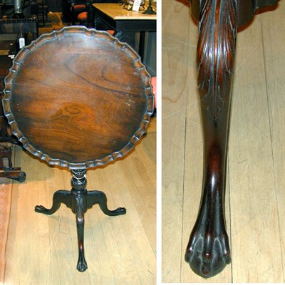 Lot 471 - George III Style Mahogany Tilt-Top Table