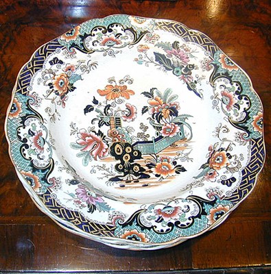 Lot 342 - Set of Eleven Floral Decorated Porcelain Bowls...
