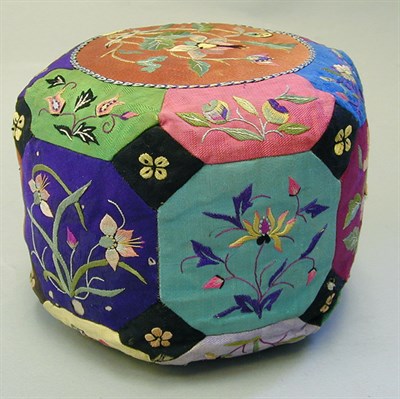 Lot 127 - Korean Embroidered Silk Games Ball Late Choson