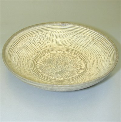 Lot 128 - Korean Impressed and White Slip Decorated...