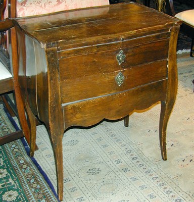 Lot 466A - Provincial Louis XV Style Walnut Commode