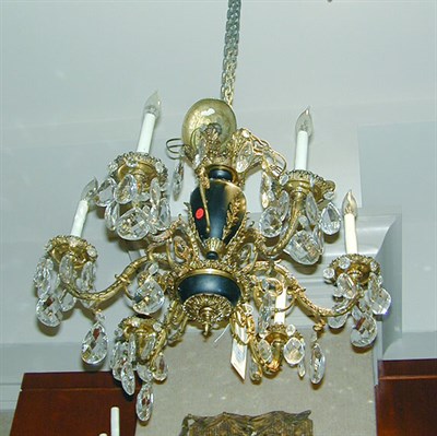 Lot 401 - Empire Style Gilt and Patinated-Metal...