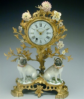 Lot 264 - Louis XV Style Gilt-Bronze and Meissen...