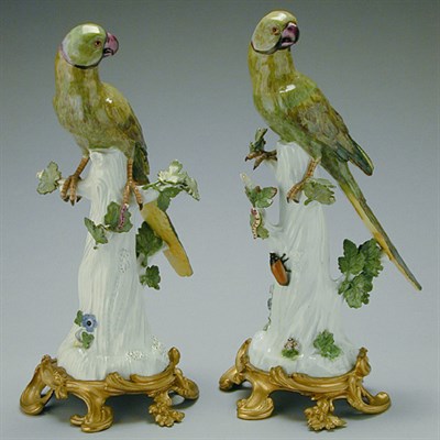 Lot 265 - Pair of Louis XV Style Gilt-Bronze Mounted...
