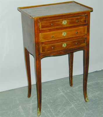 Lot 516 - Provincial Louis XV/XVI Inlaid Fruitwood...