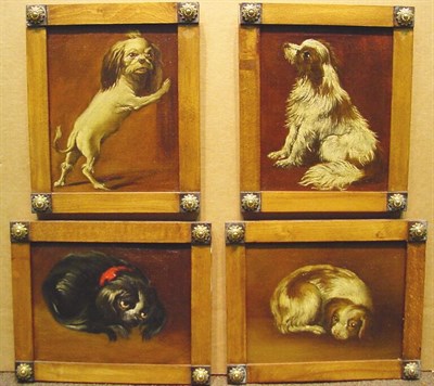 Lot 8 - Continental School 20th Century DOG PORTRAITS:...