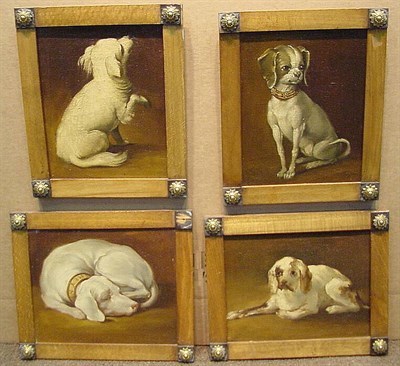 Lot 7 - Continental School 20th Century DOG PORTRAITS:...