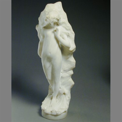 Lot 169 - Marble Allegorical Figure Depicting a maiden...