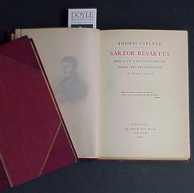 Lot 18 - [BINDINGS] CARLYLE, THOMAS Works 30 vols. 8vo,...