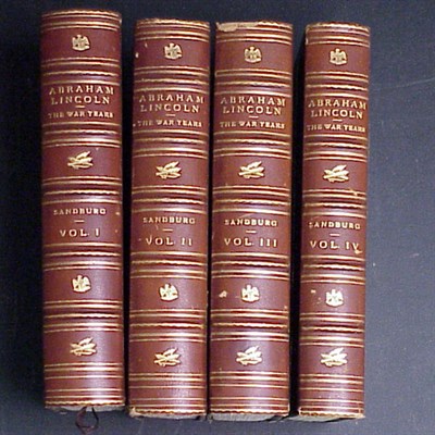 Lot 30 - [BINDINGS] SANDBURG, CARL Abraham Lincoln. The...