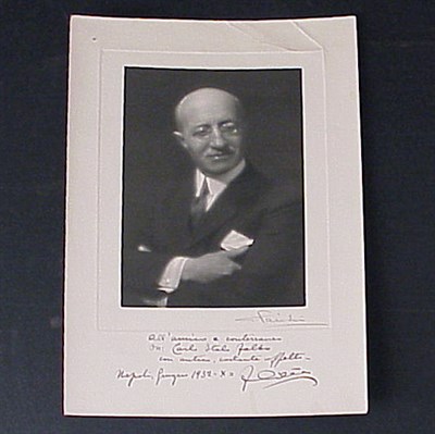 Lot 5 - CILEA, FRANCESCO Bust length photograph...