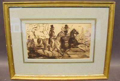 Lot 26 - Constantine Guys French, 1805-1892 RIDING IN...