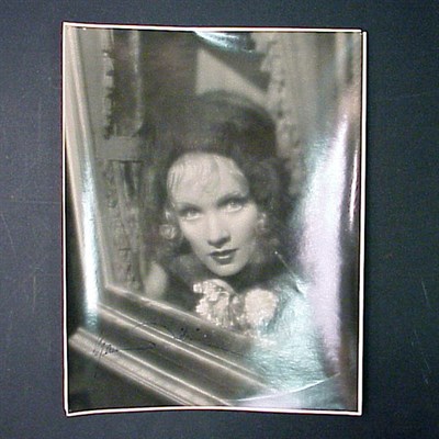Lot 104 - DIETRICH, MARLENE Signed photograph. 13 3/4 x...