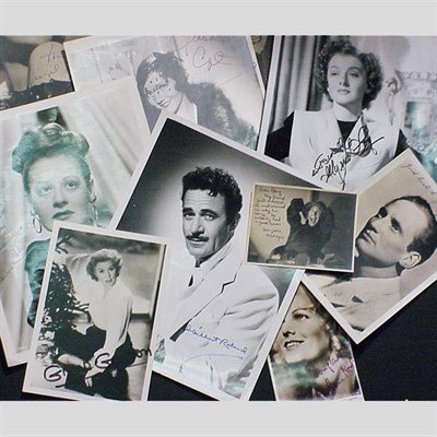 Lot 133 - SIGNED PHOTOGRAPHS Collection of 50 signed and...