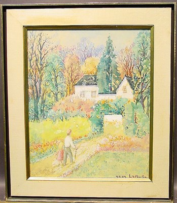 Lot 52 - Jean Lareuse French, b. 1925 HOUSE IN THE...