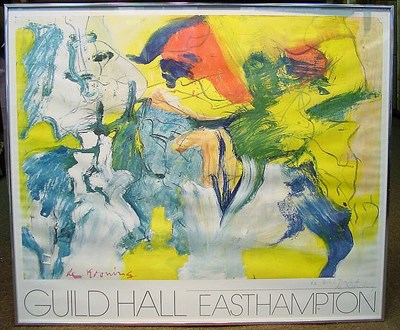 Lot 124 - FIVE GUILD HALL EXHIBITION POSTERS Color...