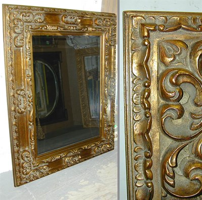Lot 357 - Rococo Style Gilt Decorated Mirror