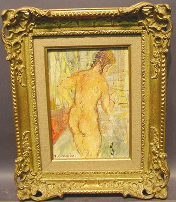 Lot 42 - Jean Yves Commere French, 1920-1986 NU A SA...