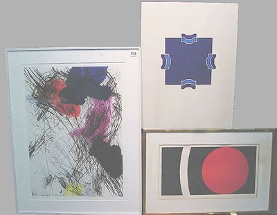 Lot 91 - Alexander Liberman ISCHIA and UNTITLED Color...