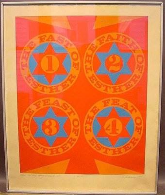 Lot 90 - Robert Indiana PURIM: THE FOUR FACETS OF...