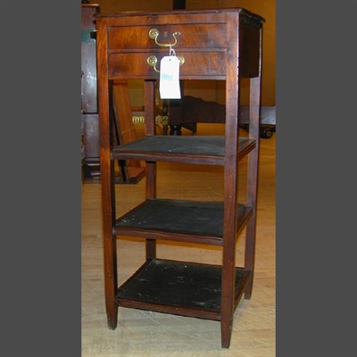 Lot 216 - George III Style Mahogany Three-Tier Etagere
