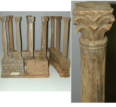Lot 130 - Group of Four Architectural Models Depicting...