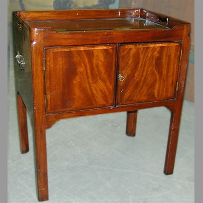 Lot 266 - George III Style Mahogany Side Cabinet