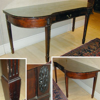 Lot 358 - George III Style Mahogany Console