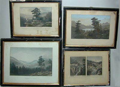 Lot 141 - C. Huber [EUROPEAN VIEWS] Three hand-colored...
