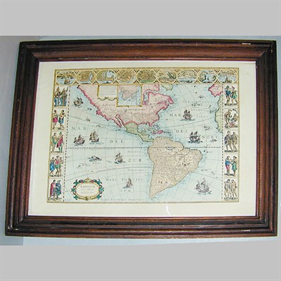 Lot 57 - After Willem Blaeu AMERICAE NOVA TABULA...