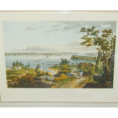 Lot 61 - After William Guy Wall NEW YORK FROM WEEHAWK...