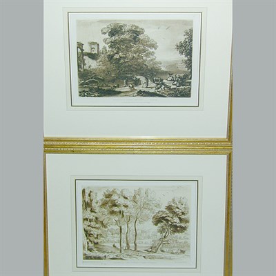 Lot 83 - After Claude Lorrain [FIGURES IN LANDSCAPES]...