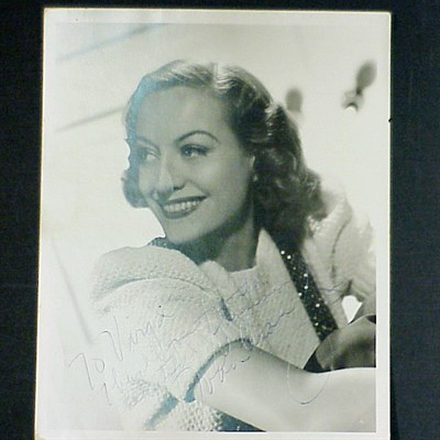 Lot 85 - CRAWFORD, JOAN Head photograph inscribed to...