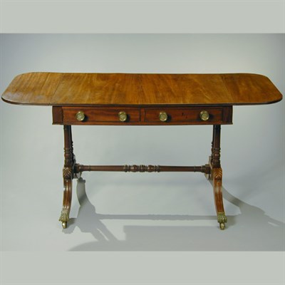 Lot 495 - Regency Mahogany Sofa Table Early 19th century...