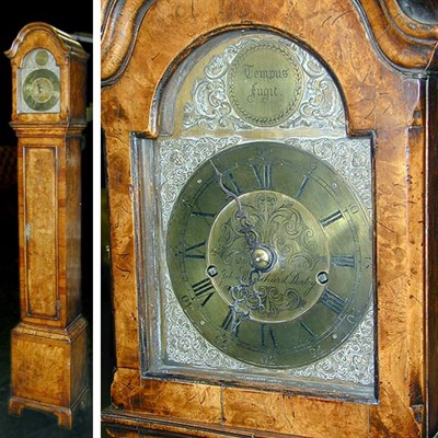 Lot 351 - George II Style Walnut Grandmother's Clock
