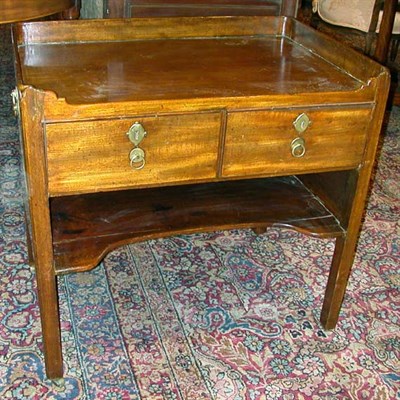 Lot 332 - George III Style Mahogany Bedside Commode The...
