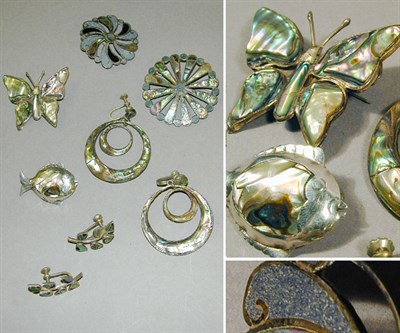 Lot 64 - Lot of Assorted Silver Jewelry Comprising four...