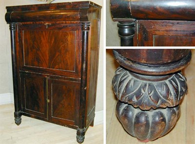 Lot 150 - Classical Mahogany Secretaire a Abattant