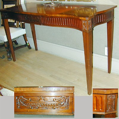 Lot 257 - Pair of Regency Style Mahogany Consoles