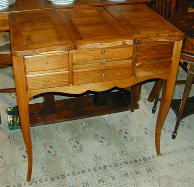 Lot 502 - Provincial Louis XV Style Fruitwood Poudreuse