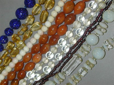 Lot 21 - Lot of Assorted Bead Necklaces Including...