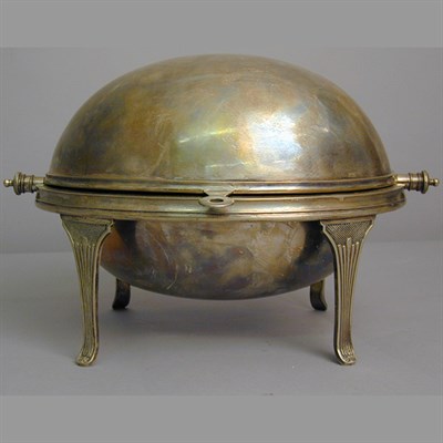 Lot 328 - Silver Plated Covered Entree Dish