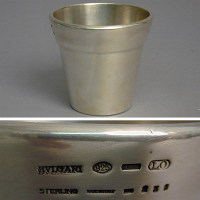 Lot 308 - Bulgari Sterling Silver Beaker Approximately 7...